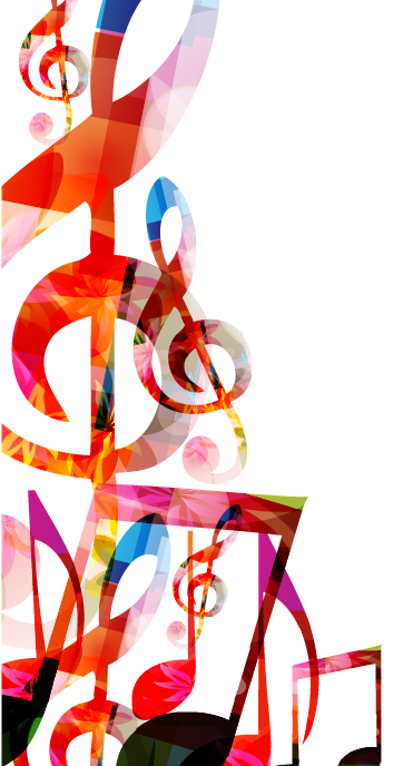 Treble clef background