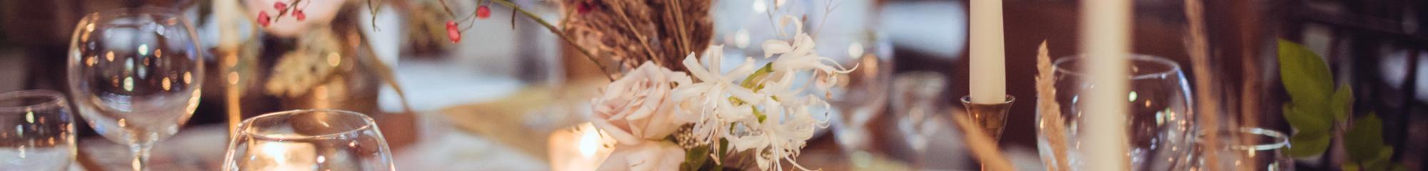 Charming vintage wedding table setting